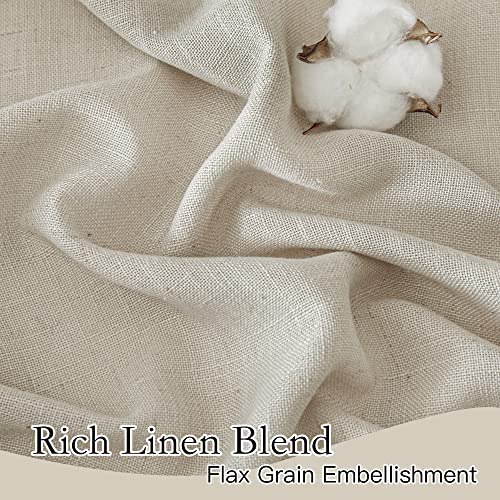 Sheer Curtains 108 inches (Angora / 52"W x 108"L (Pack of 2))