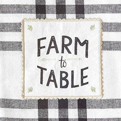 Home Sweet Farmhouse Kitchen Collection (Black / Dishtowel Set, 18x28")