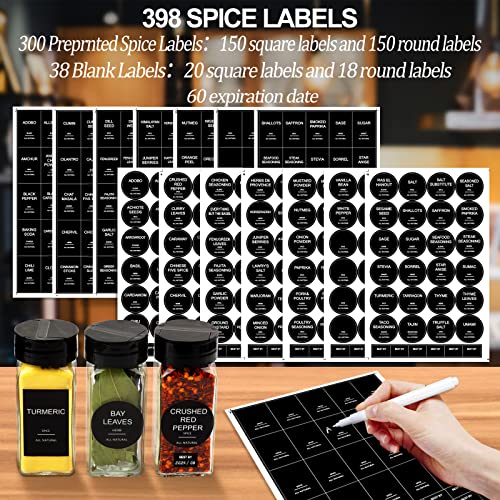 Spice Jars with Lable