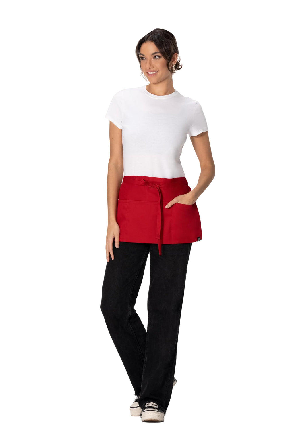 Unisex Waitress Apron (Red)