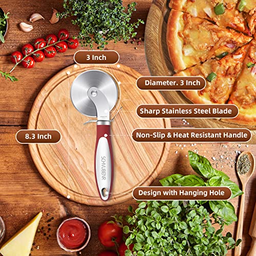 Premium Pizza Cutter Wheel (Red)