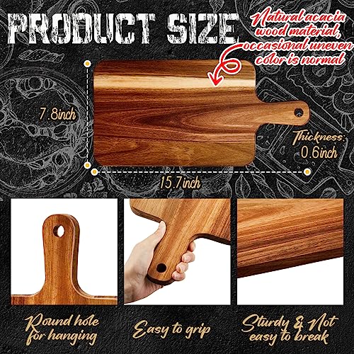 50 Pcs Cutting Boards with Handle (15.7"L x 7.8"W / Acacia)