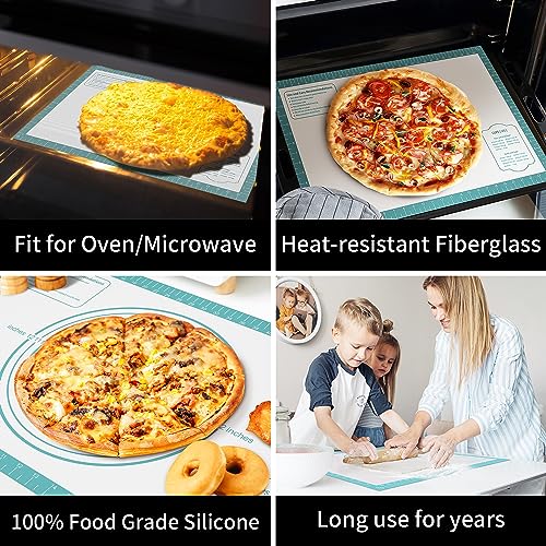 Non Stick Silicone Pastry Mat (Mint / 26"L x 16"W)