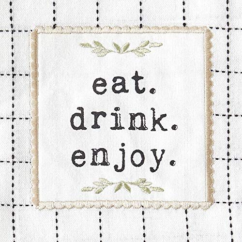 Home Sweet Farmhouse Kitchen Collection (Black / Dishtowel Set, 18x28")