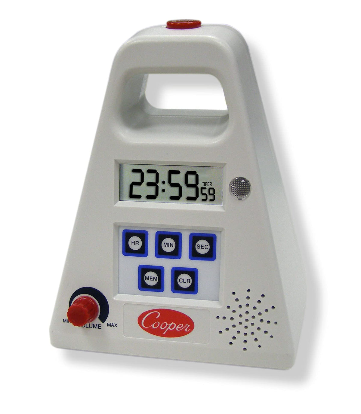 FT24-0-3 Large Single Station Digital Kitchen Timer with Volume Control, 24 Hours Unit Range