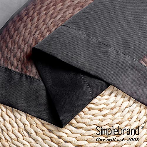 Black Sheer Kitchen Cafe Curtains (Black / 42"W x 36"L (Pack of 2))