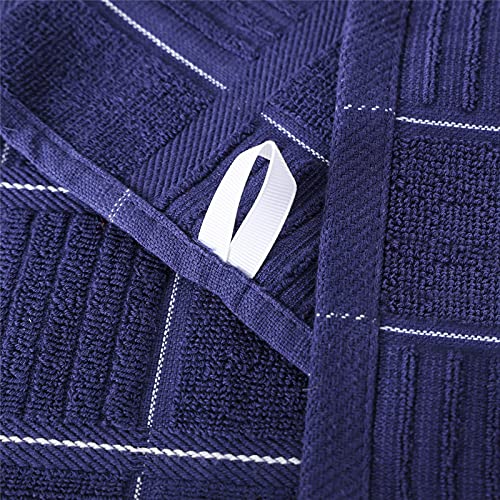 Kitchen Towels and Dishcloths Set (Blue)