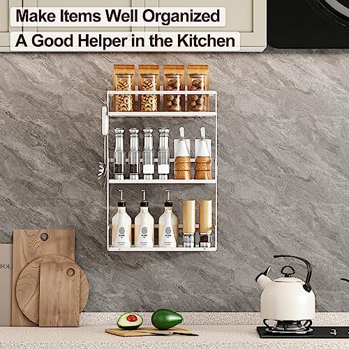 3 Tier Over Toilet Storage Shelf (White / 3-Tier)
