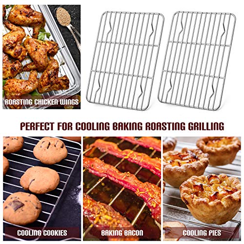 Baking Cooling Rack Set of 2 (11.6" x 9")