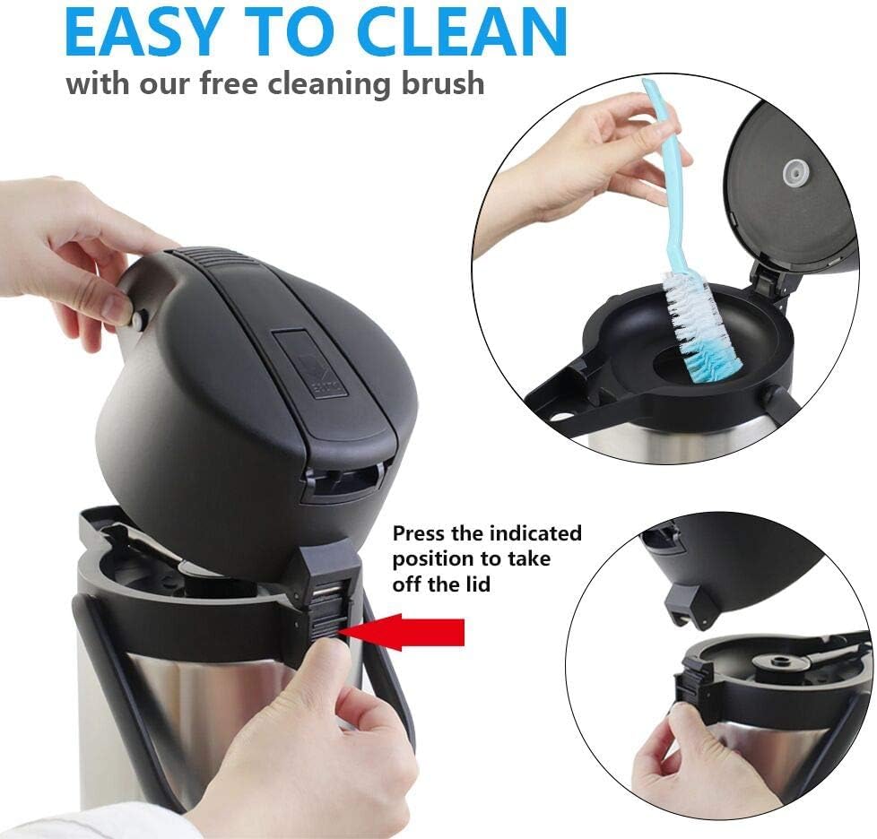 Airpot Coffee Dispenser Thermal with Pump (101.4 Ounces)