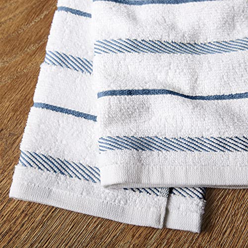 Albany Kitchen Towel 4 (Blue Velvet / 16"x26")