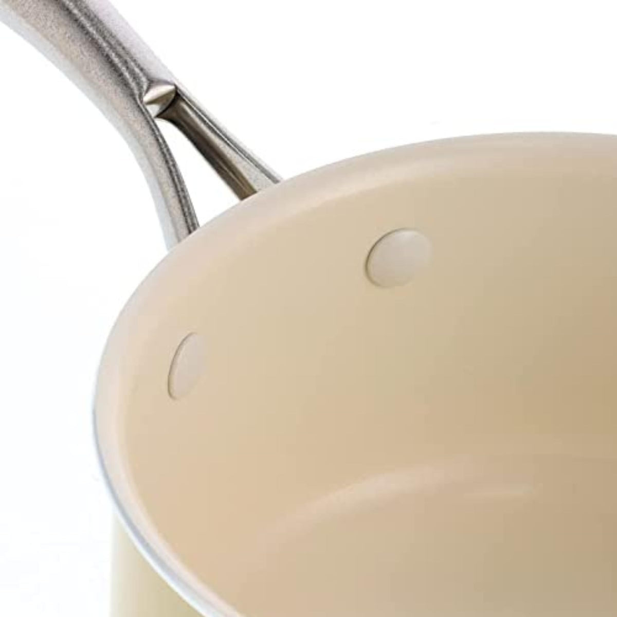 Artisan Healthy Ceramic Nonstick (Yellow / 1QT and 2QT Saucepan Pot Set / Induction)
