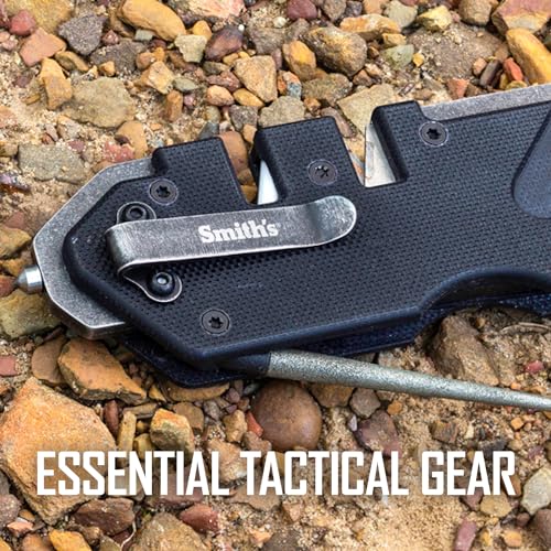 Smith’s 50979 Pocket Pal Tactical Knife Sharpener (PP1-Tactical (Black))