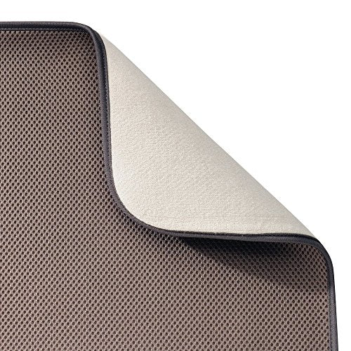 Kitchen Drying Mat (Mocha/Ivory / Pack of 1)