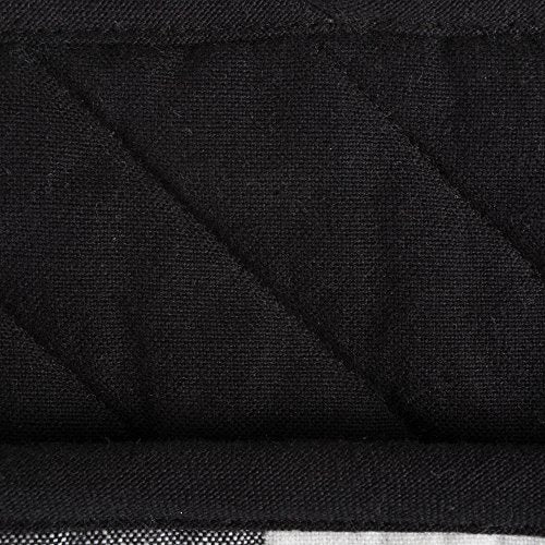Buffalo Check Kitchen Collection (Potholder & Dishtowel / Black & White)