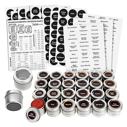 Magnetic Spice Jars