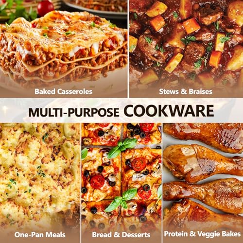 9x13" Casserole Dishes for Oven with Lids