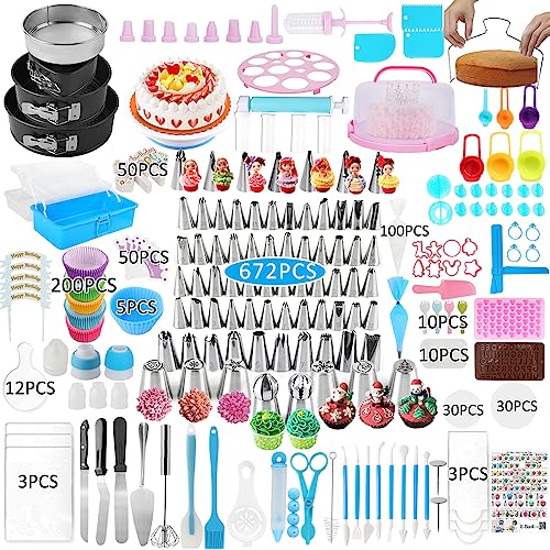 Cake Decorating Kit (672 PCS)