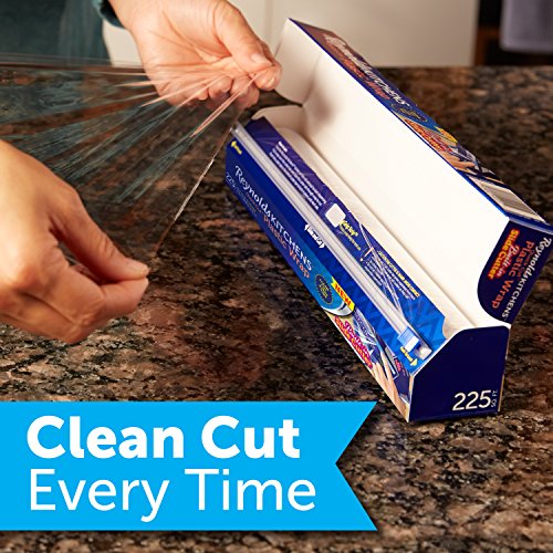 Kitchens Clear Plastic Wrap (225 Sq Ft (Pack of 1) / Plastic Wrap - 225 Sq Ft)