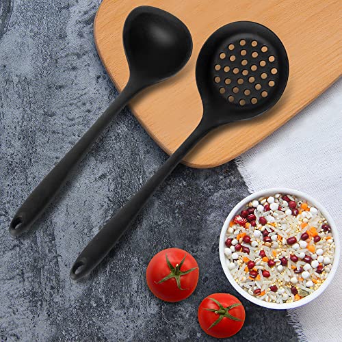 Silicone Soup Ladle Spoon Set of 2