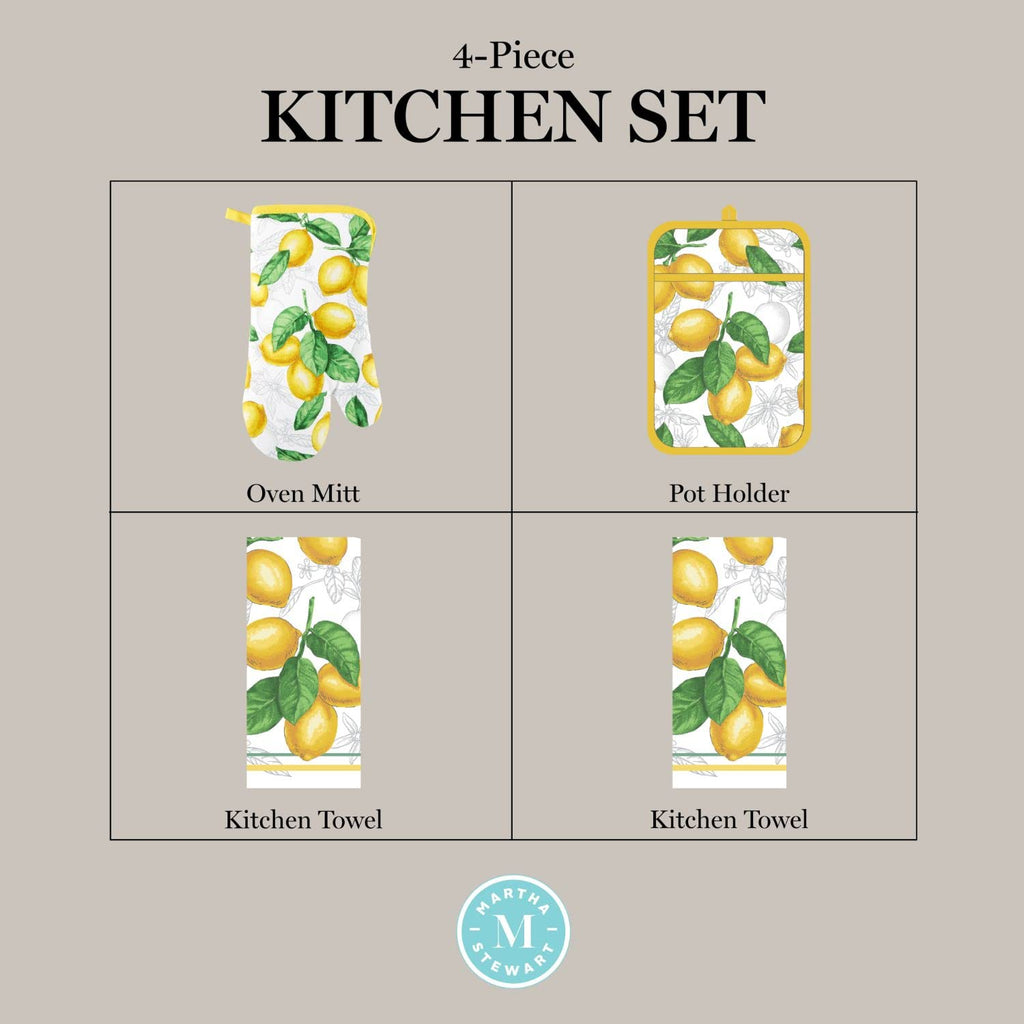 Lots of Lemons Modern Kitchen Towel