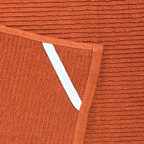 Burnt Orange Rust Kitchen Hand Dish Towels (Burnt Orange)