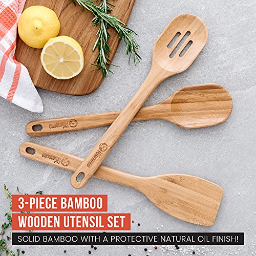 Bamboo Cooking Utensils 3 (3-Pc Mixed Set)