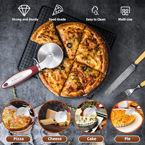 Premium Pizza Cutter Wheel (Red)
