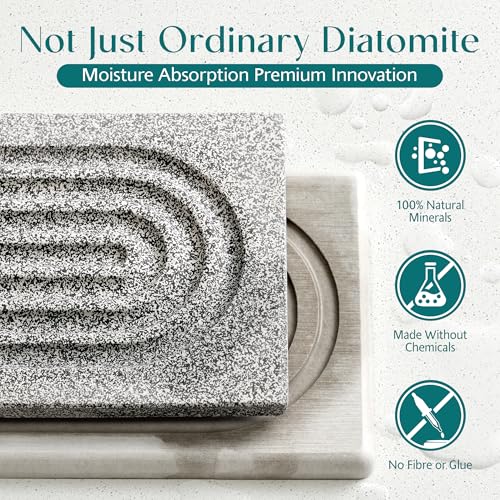 Stone Faucet Mat for Kitchen Sink (Stone / 15.7" x 3.9")
