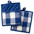 Buffalo Check Kitchen Collection (Potholder / Navy & Cream)