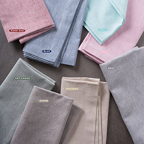 100% Cotton Solid Chambray Kitchen Set (Natural / Chef Apron)