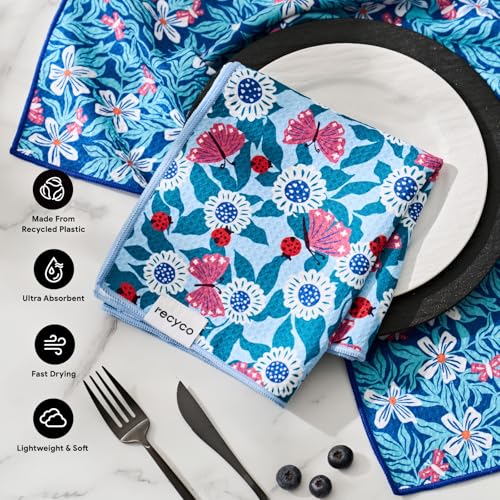 Waffle Kitchen Towel Set of 2 (Cloud Blue)