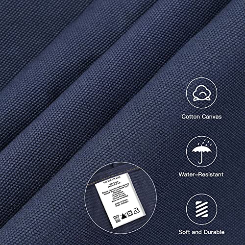 Chef Apron with Cross Back Straps for Men Women (Navy, 6pack)
