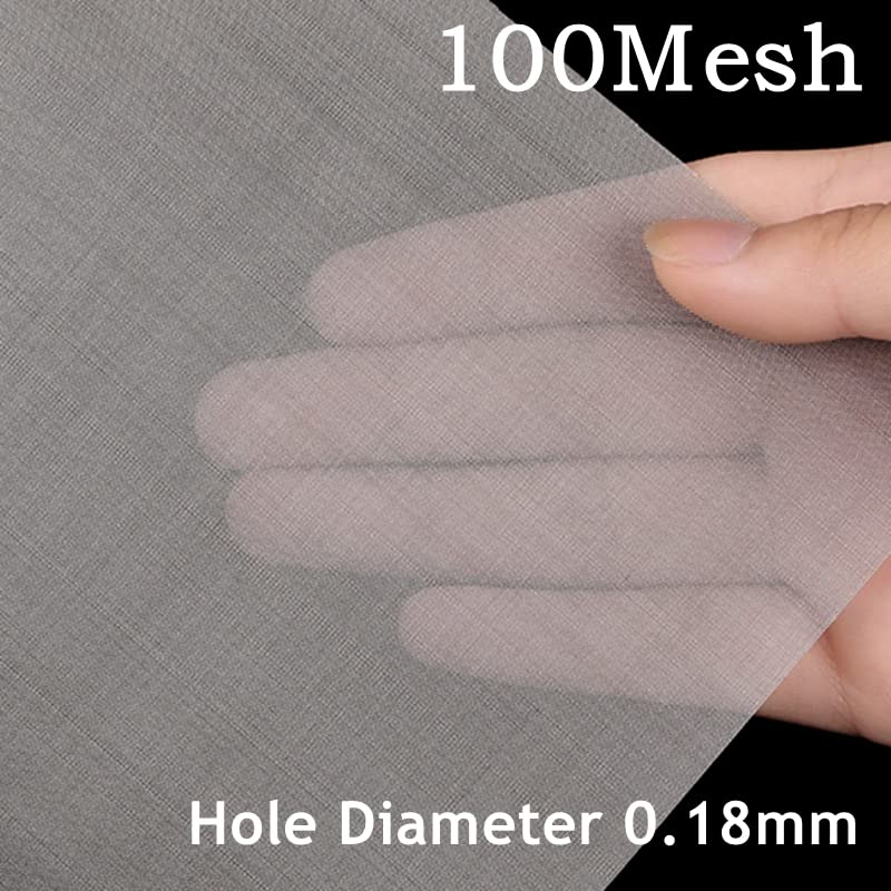 1Pack 100 Mesh 304 Stainless Steel Woven Wire Mesh