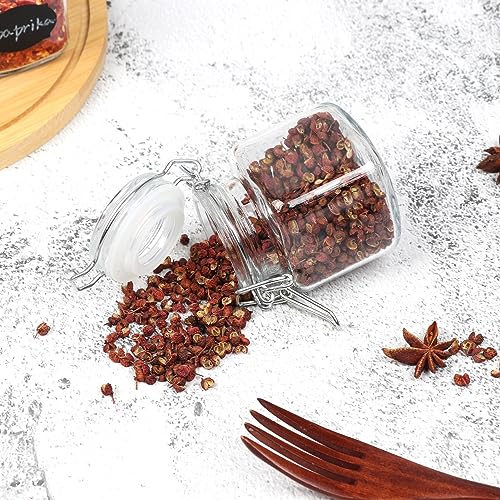 12 Pack Glass Jars with Airtight Lids
