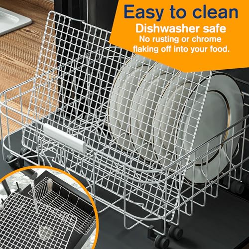 2 PCS Cooling Racks for Cooking and Baking (11.65''x16.85''-2PC / Silver)