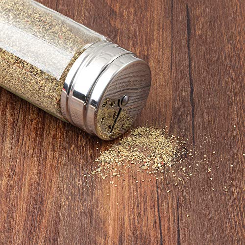 5167 Glass Spice Jar with Stainless Steel Shaker Lid (6 fl oz)
