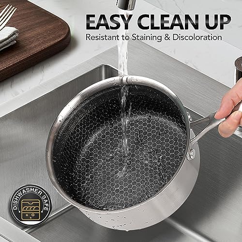 Triply Stainless Steel Pot Set (1+2+3QT)