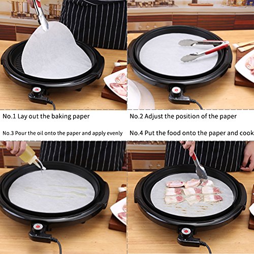 10 Inch Parchment Paper Rounds for Cake Pans (10inch-100pcs / White)