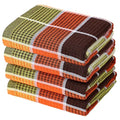 Bright Large Kitchen Towels (Orange)