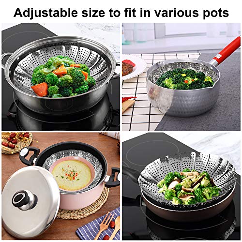 Steamer Basket (Small (5.5" to 9.3"))