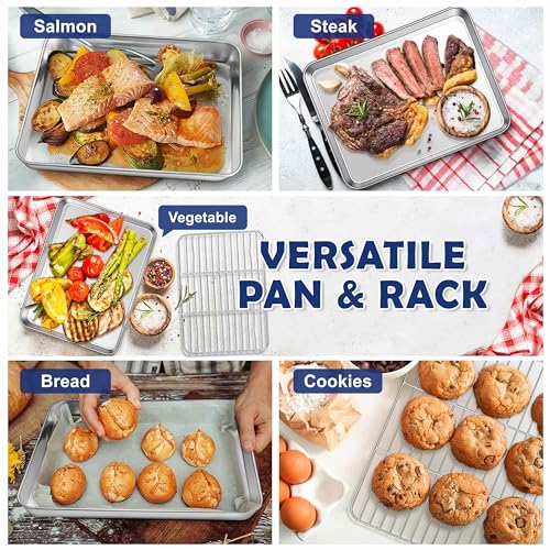12.5” Baking Sheet Pan with Rack (12.5")