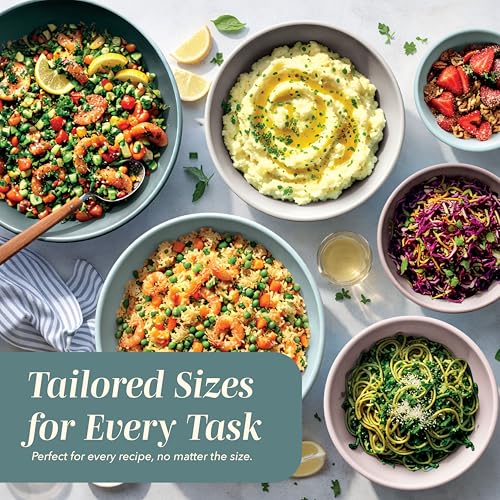 Mixing Bowls with TPR Lids (Pink and Teal TPR Lids)