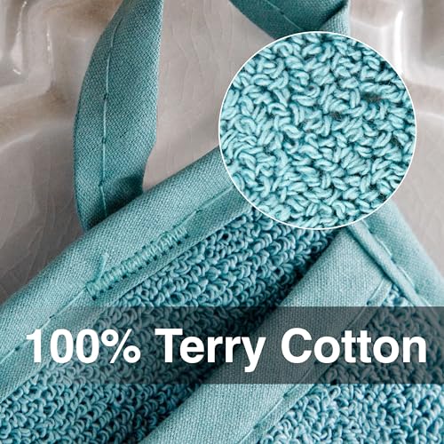 Terry Pocket Mitt & Hot Pad (4-Pack / Dew)