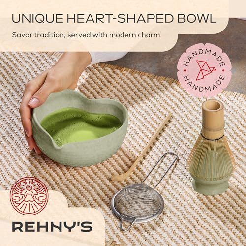 Rehny’s Matcha Whisk Set (Moltted Green)