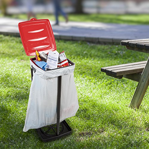 Portable Trash Bag Holder (Red)