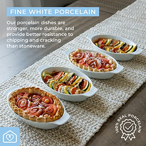 Porcelain Mini Casserole Dish Oval Au Gratin Dish