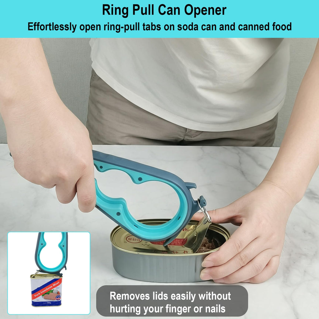 Jar Opener for Weak Hands (Blue and Grey)