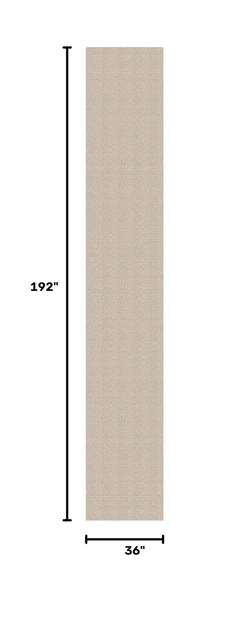 3x16 Runners Rugs for Hallway (Oatmeal Beige / 3' x 16' (Runner))