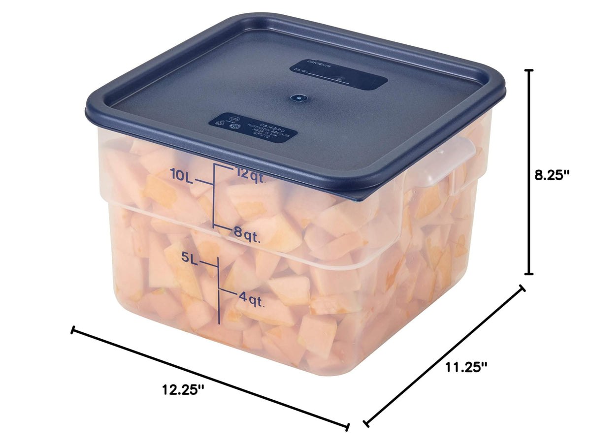 12SFSPP190 12 qt Polypropylene Food Storage Container (12 QT)